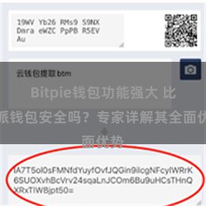 Bitpie钱包功能强大 比特派钱包安全吗？专家详解其全面优势