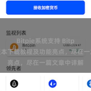 Bitpie系统支持 Bitpie钱包最新版本下载教程及功能亮点，尽在一篇文章中详解