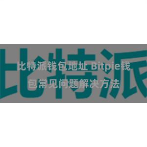 比特派钱包地址 Bitpie钱包常见问题解决方法