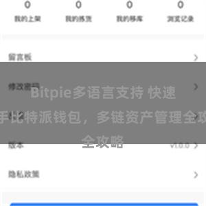 Bitpie多语言支持 快速上手比特派钱包，多链资产管理全攻略