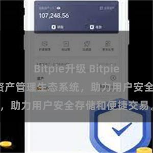 Bitpie升级 Bitpie钱包：打造数字资产管理生态系统，助力用户安全存储和便捷交易。