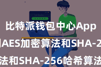 比特派钱包中心App  举例AES加密算法和SHA-256哈希算法