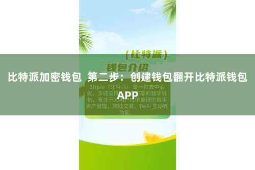 比特派加密钱包  第二步：创建钱包翻开比特派钱包APP