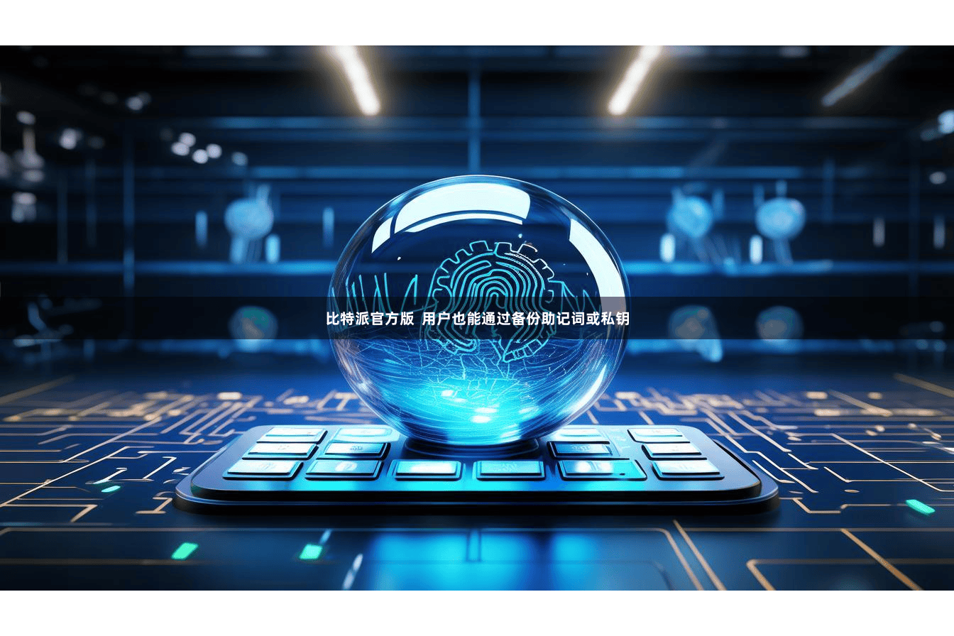 比特派官方版  用户也能通过备份助记词或私钥