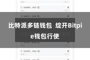 比特派多链钱包  绽开Bitpie钱包行使